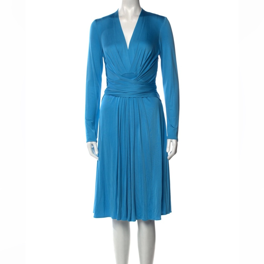 Issa London 100% Silk Wrap Dress Size 10